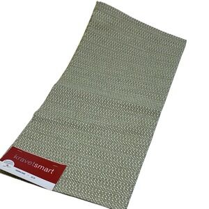 KravetSmart Fabric‎ Sample Lyndon Glacier Green Beige Textured Remnant Crafts